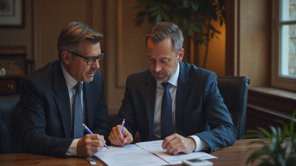 Консультация финансового консультанта с клиентом при обсуждении финансовых целей и стратегии инвестирования