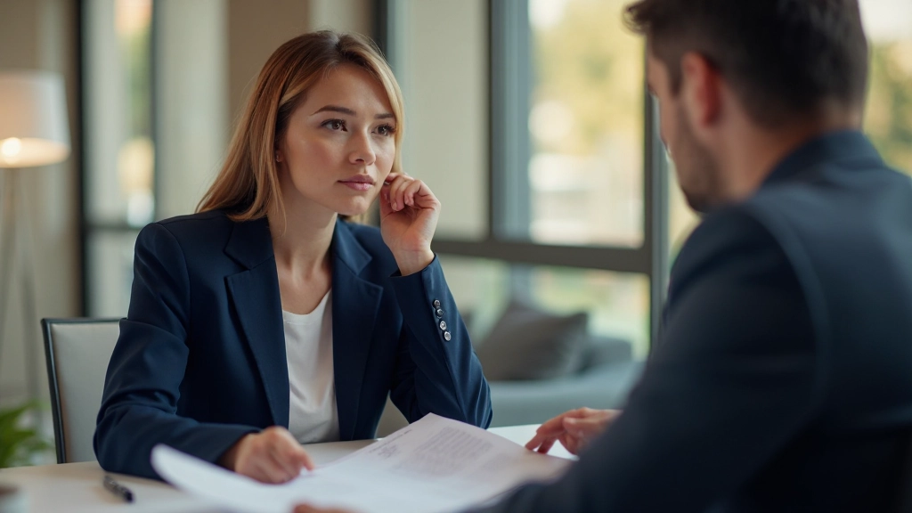 Финансовый консультант объясняет налоговые стратегии клиенту в профессиональном офисе