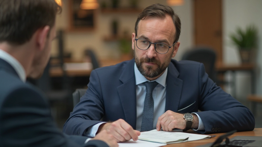 Финансовый консультант обсуждает стратегию планирования целей