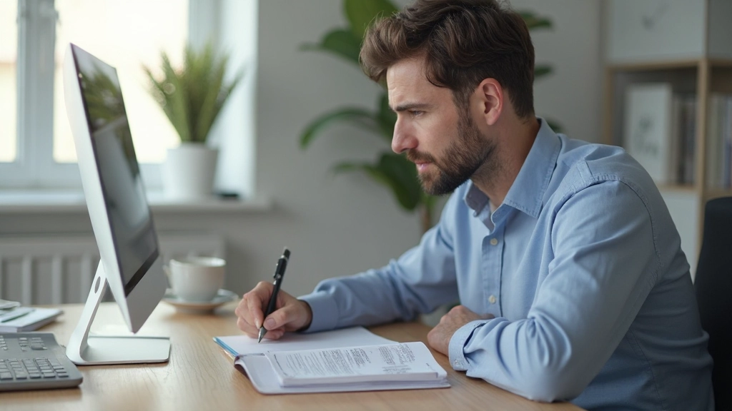 Человек, определяющий финансовые цели с использованием планирования и стратегического анализа