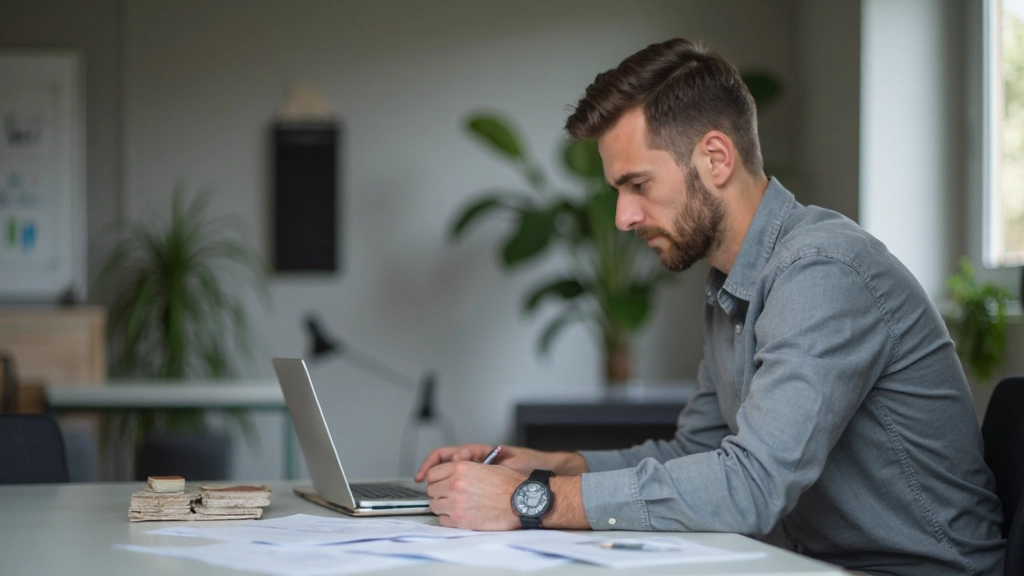 Профессиональное фото планирования финансовых целей с визуальной схемой