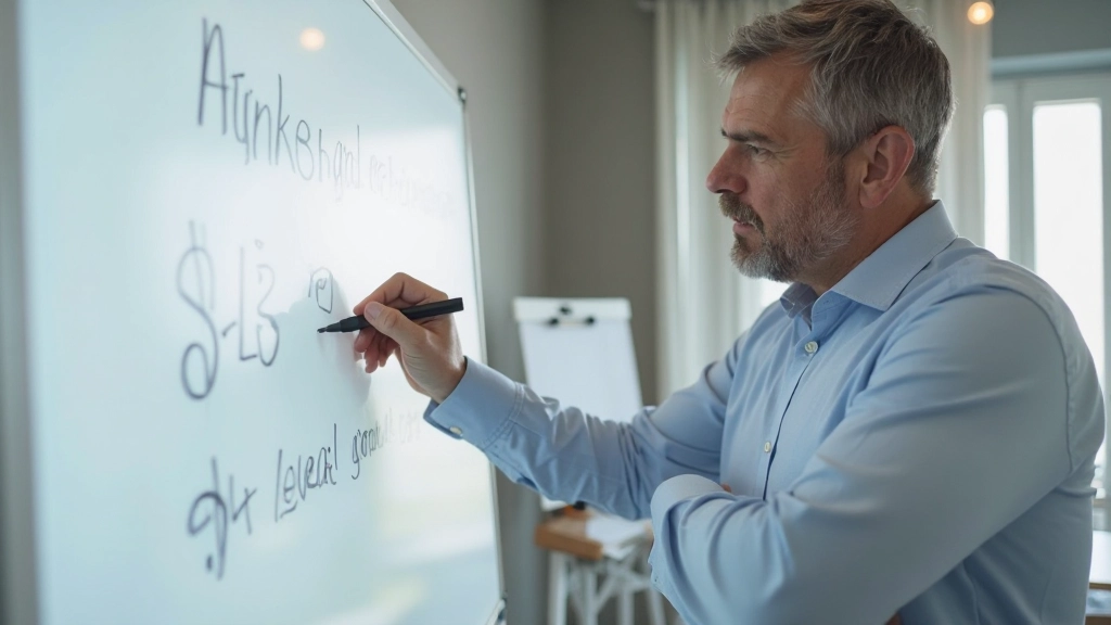 Профессионал анализирует финансовые цели и планирует инвестиционную стратегию