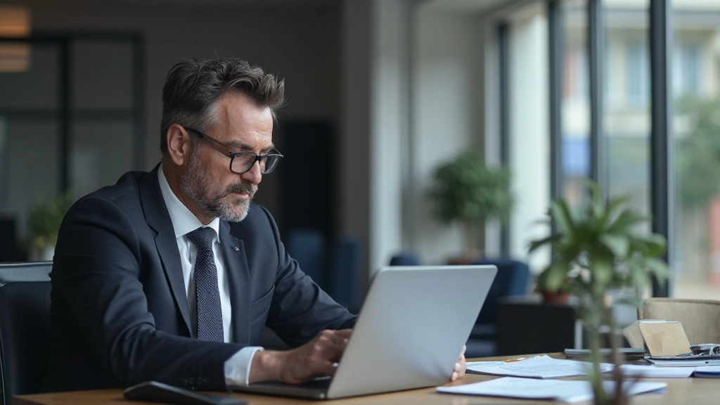 Инвестиционный портфель на экране ноутбука