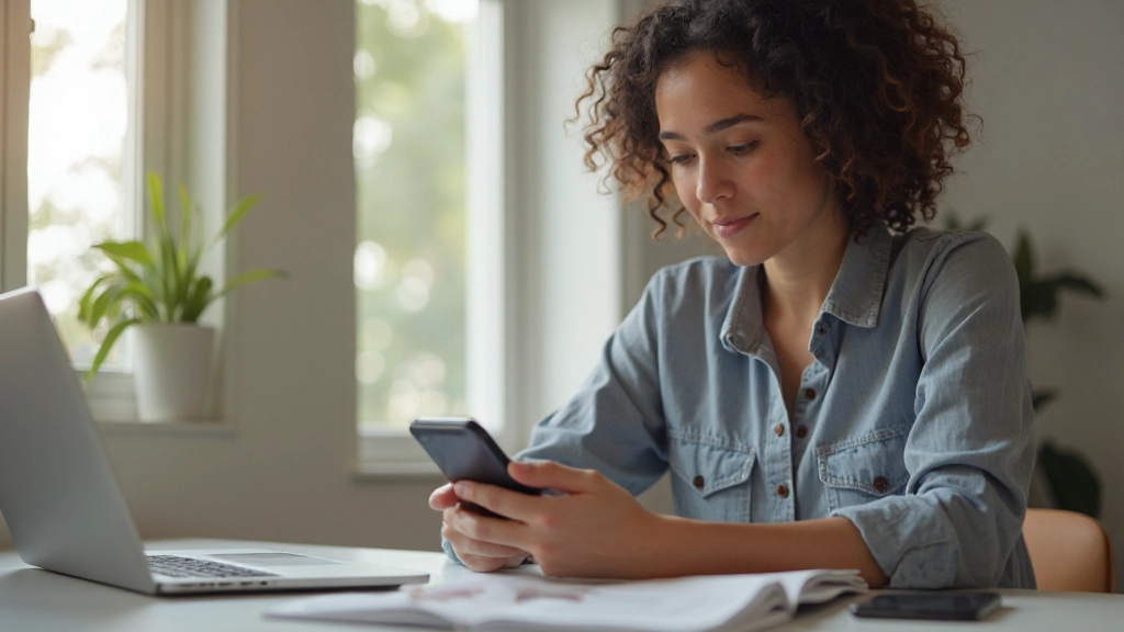 Мобильное приложение для отслеживания расходов на экране смартфона