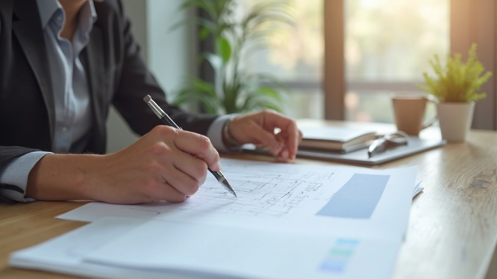 Профессиональный рабочий стол с бюджетным планировщиком и ручкой