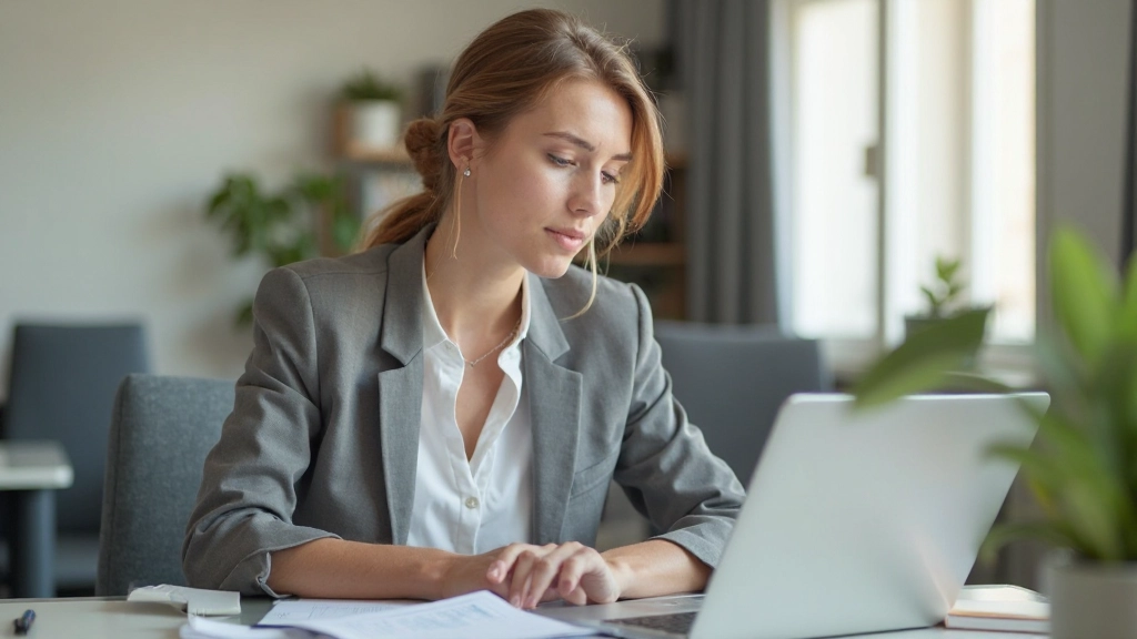 Анализ финансовых данных на экране компьютера