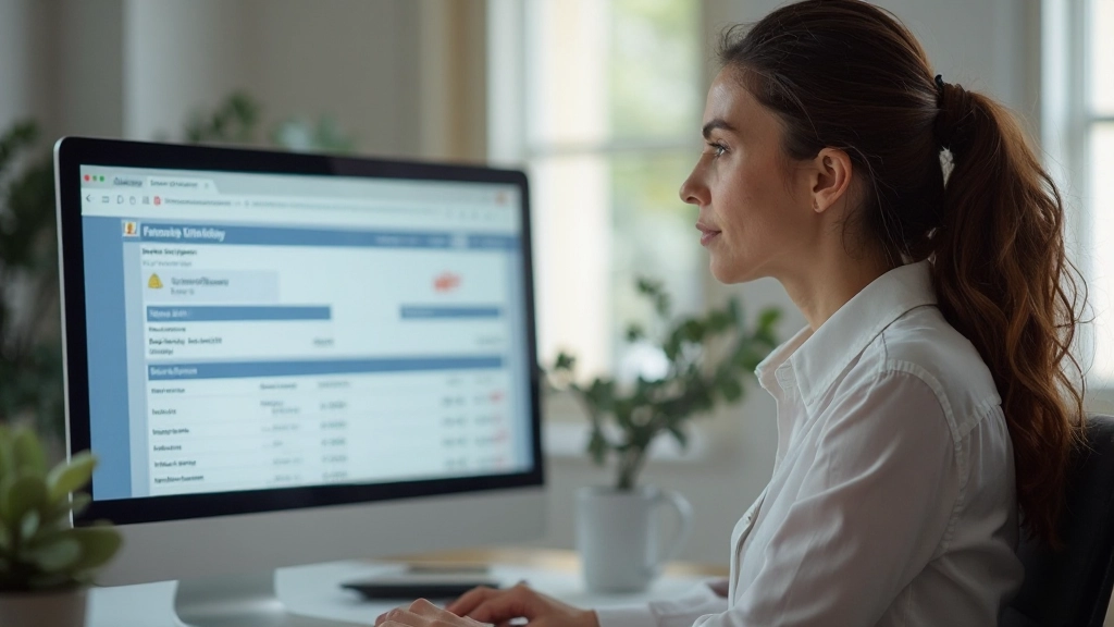 Аналитическая таблица расходов на экране ноутбука